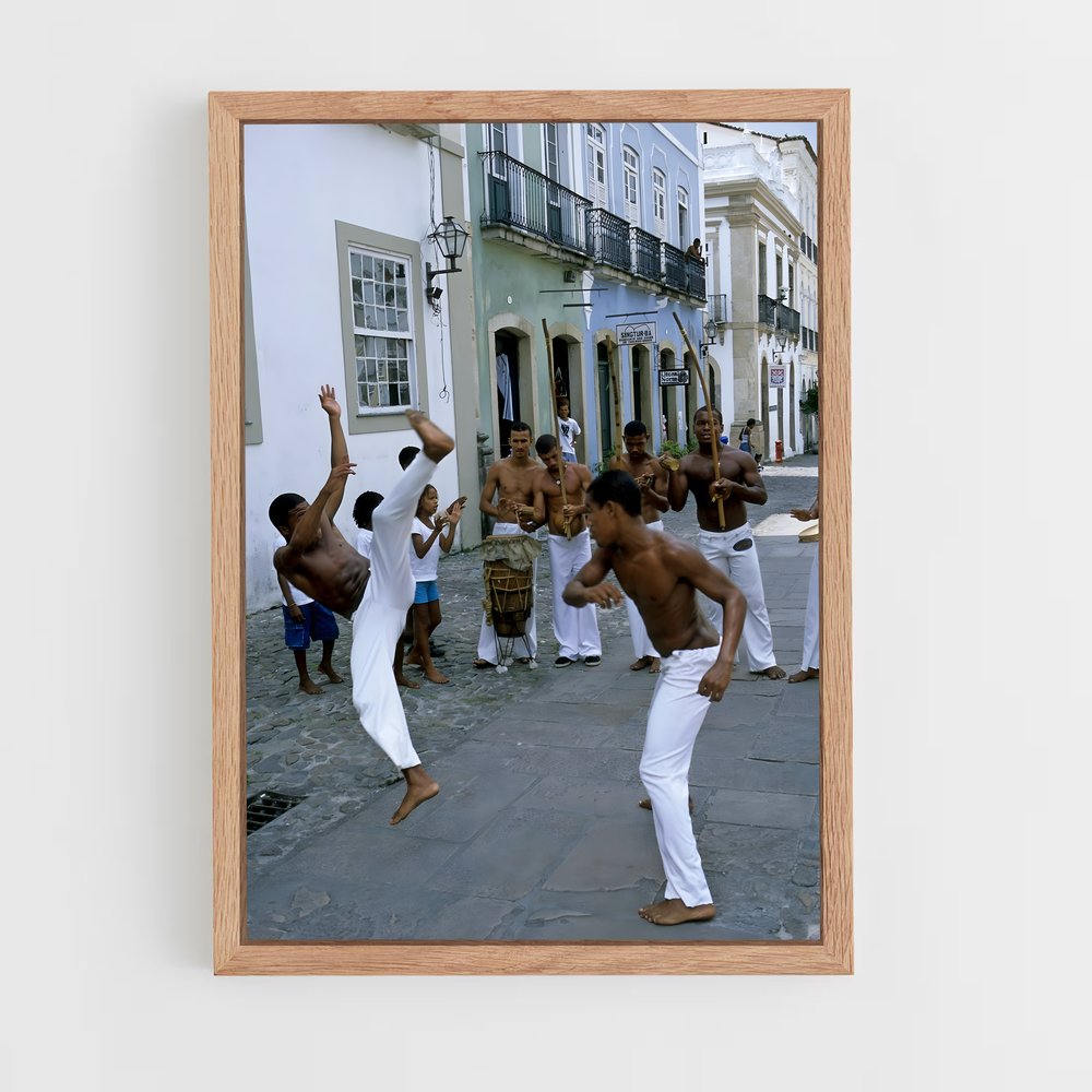 Poster Rythmes de Rua – affiche Capoeira (vue 4)